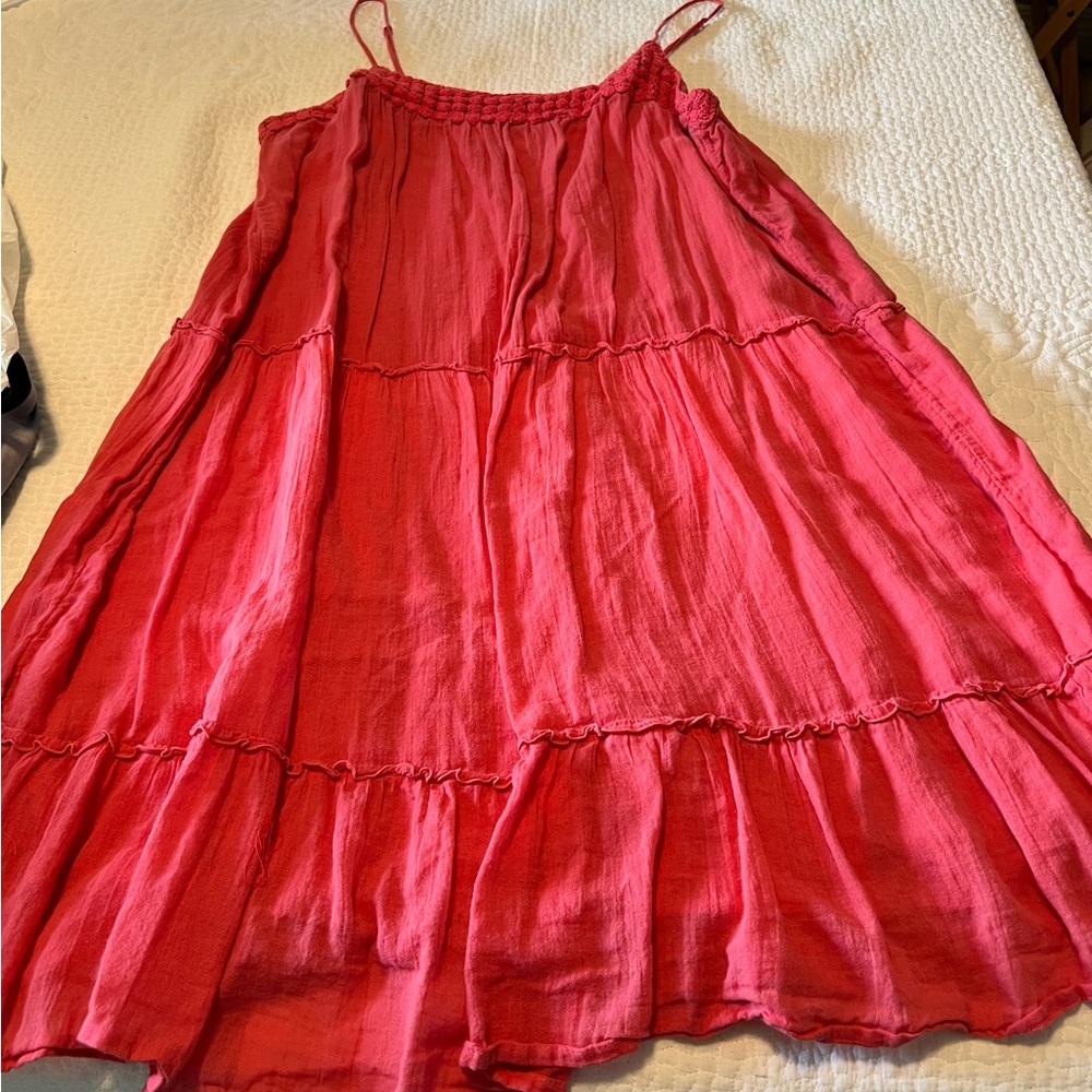 Flowy Pink Sundress